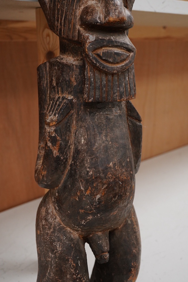 An African tribal figural carving